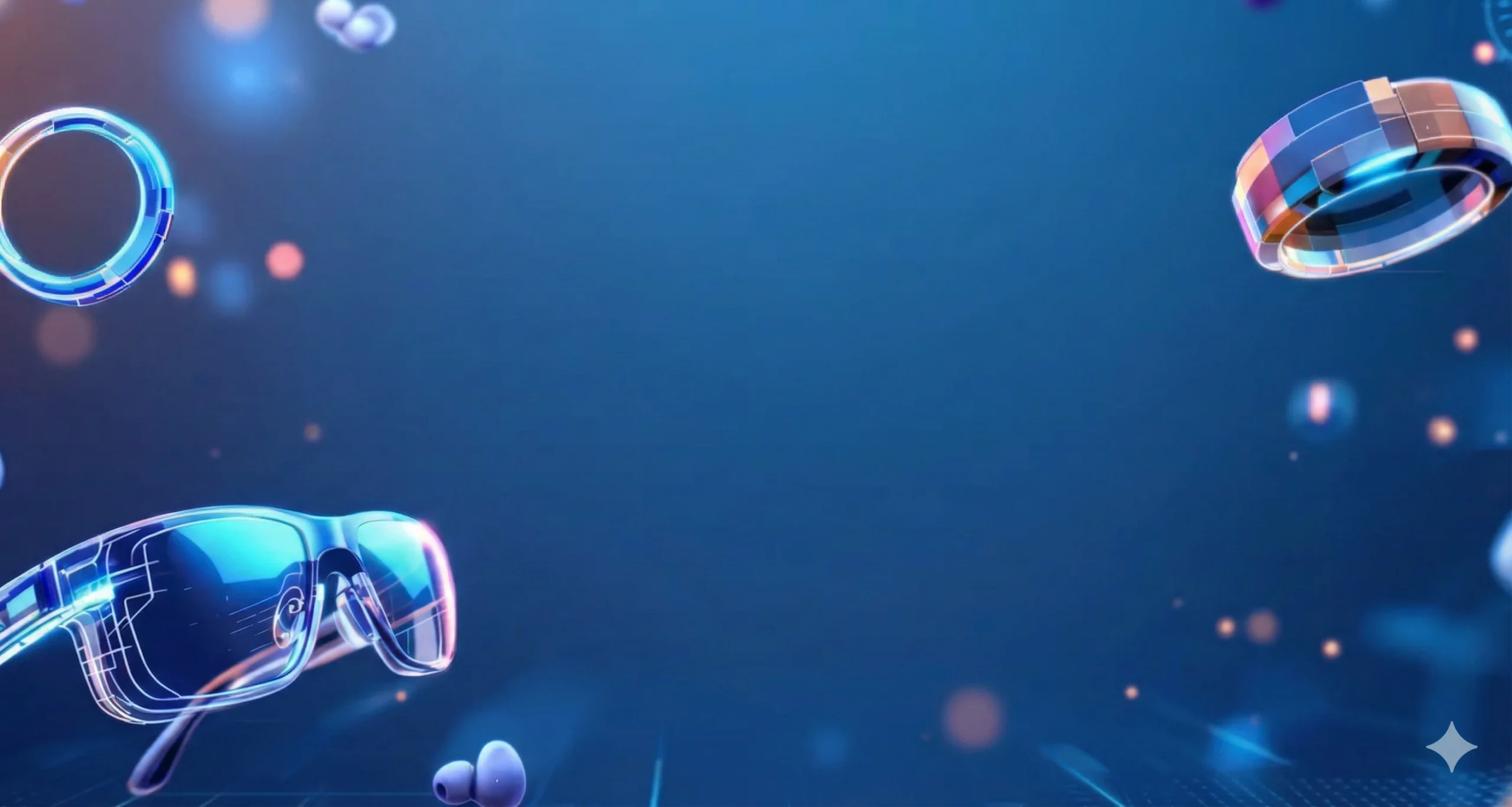 Tecnología futurista y dispositivos inteligentes